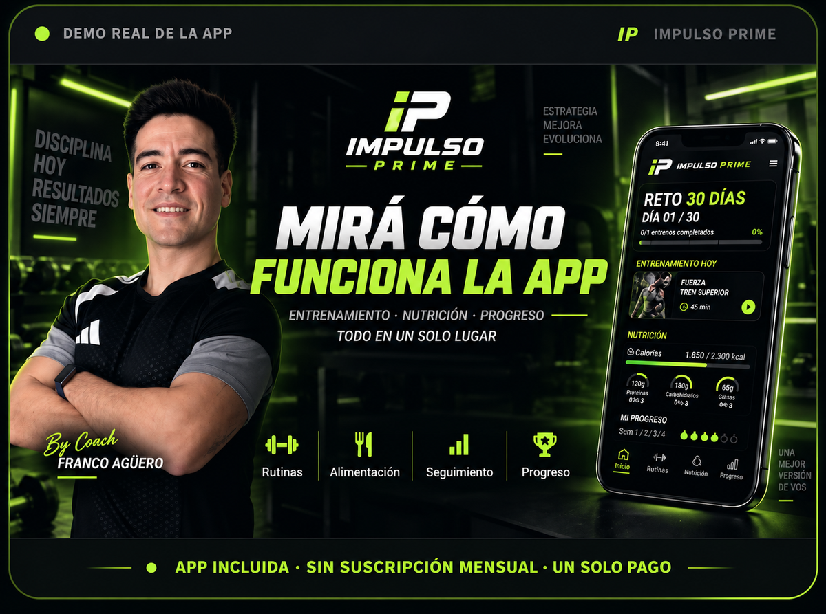Demostración de IMPULSO PRIME con Coach Franco Agüero